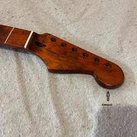 Manico acero chitarra roasted fiammato 22 tasti