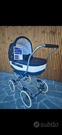 Inglesina Classica carrozzina vintage blu