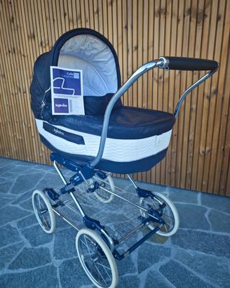 Inglesina Classica carrozzina vintage blu