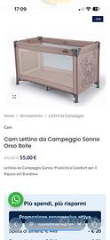 Lettino da campeggio