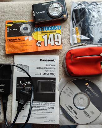 Fotocamera Panasonic con ottica Leica DMC-FX65