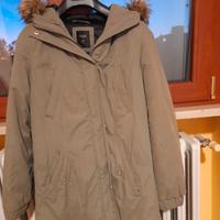 Giubbino con cappuccio verde