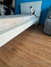 Letto singolo IKEA MALM bianco con cassetti