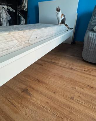 Letto singolo IKEA MALM bianco con cassetti