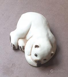 Orso polare sdraiato Thun misura media