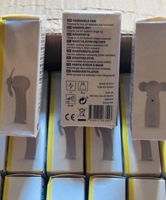 Stock di 140 Ventilatori Portatili – Nuovi e Sigil