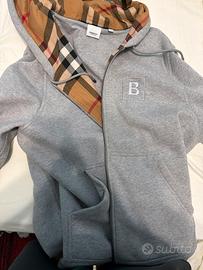 Felpa Burberry Grigia
