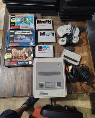 Nintendo SNES + giochi