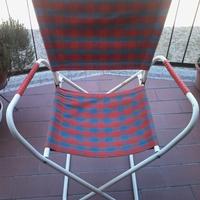 sedie regista e pieghevole alluminio tessuto