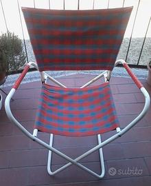 sedie regista e pieghevole alluminio tessuto