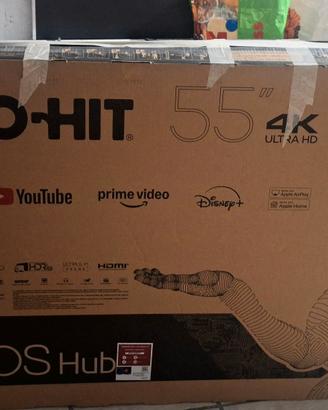 Smart TV 55" Inno-Hit 4K Ultra HD – webOS Hub
