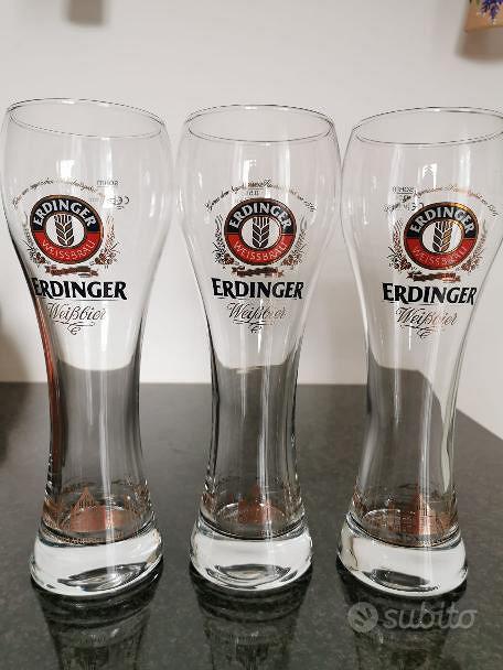 Set 6 Bicchieri Da Birra Erdinger 0,5 L | Boccali In Vetro Per Degustazione, Lavabili In Lavastoviglie, Design Funzionale - 2