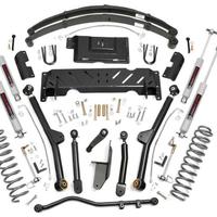 Rough Country Lift Kit Rialzo 4,5" Long Arm XJ