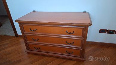 Como legno con comodini