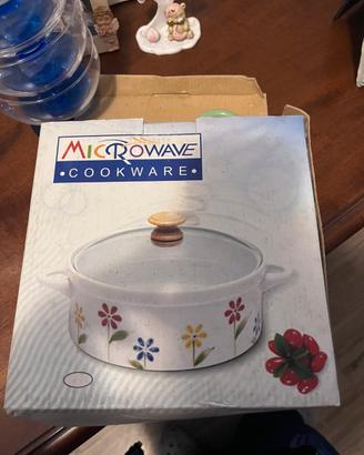 Pentola casseruol Microwave Cookware coperchio