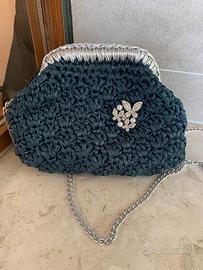 Borsa in fettuccia lycrapell  clutch