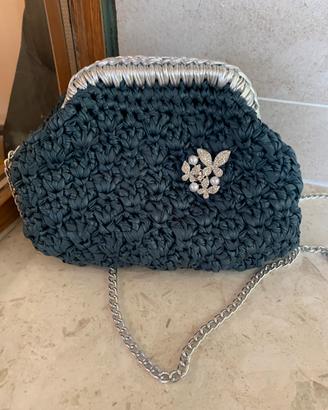 Borsa in fettuccia lycrapell  clutch