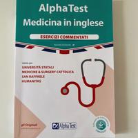 Libro Alpha test medicina in inglese