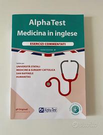 Libro Alpha test medicina in inglese