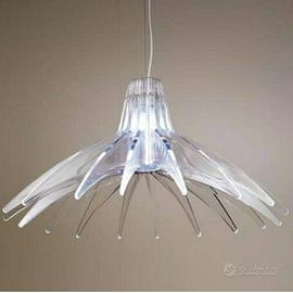 Lampadario sospensione moderno Trasparente Ø70cm