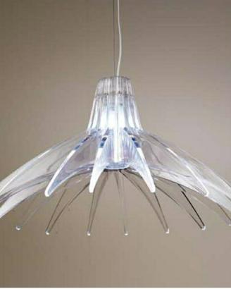 Lampadario sospensione moderno Trasparente Ø70cm