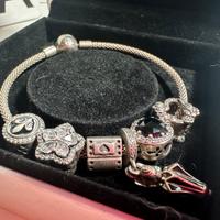 Bracciale Pandora mesh in argento