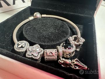 Bracciale Pandora mesh in argento