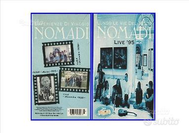 I Nomadi cofanetto 2 videocassette VHS 1995