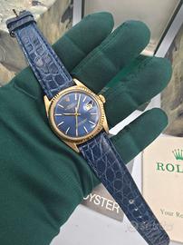 Rolex Datejust 36mm 1601 Blu Sigma Oro 18KT Full  