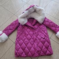 Parka imbottito glicine NUOVO Monte Cervino con pe