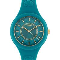 Orologio Versace al quarzo in silicone Verde scuro
