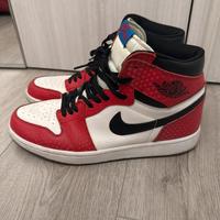 Nike jordan mid 1 rosse