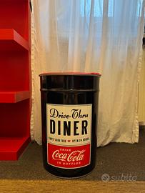 Sgabello contenitore Coca-Cola Drive-Thru Diner