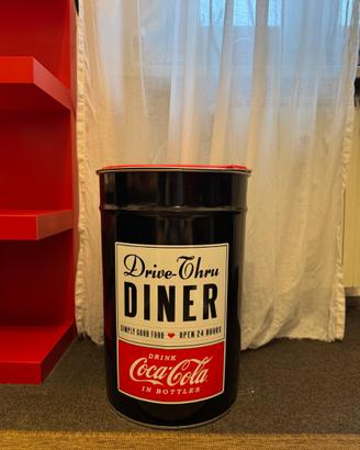 Sgabello contenitore Coca-Cola Drive-Thru Diner
