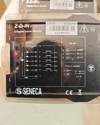 NUOVO Seneca Z-D-IN Modulo 5 ingressi / RS485