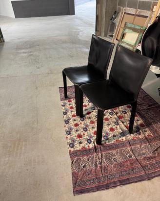 Sedie Cassina Cab 412 pelle nera