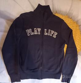 Felpa blu unisex Playlife misura Small