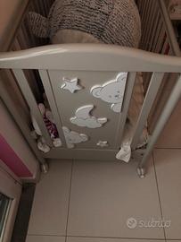 Lettino bambini pali