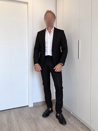 Completo uomo CELIO NUAMAURY nero Slim Fit TG 48