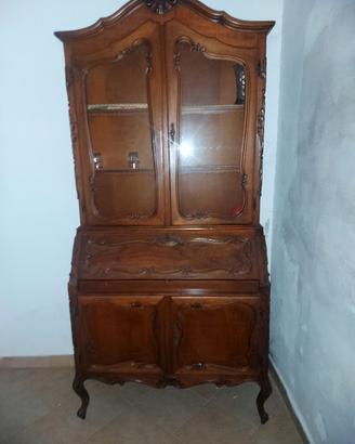 scrittoio con vetrinetta