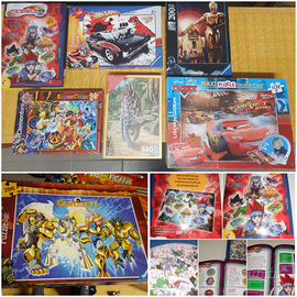 N.7 scatole di Puzzle x bambini