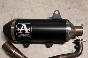 Marmitta arrow aprilia sr gt 125/200