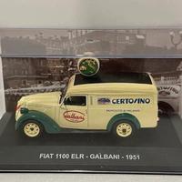 Modellino FIAT 1100 ELR  Galbani 1951