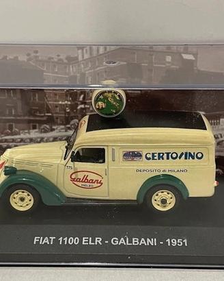 Modellino FIAT 1100 ELR  Galbani 1951