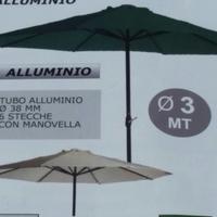 Ombrellone in alluminio