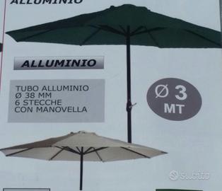 Ombrellone in alluminio