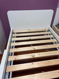 Letto allungabile IKEA+Rete a doghe+materasso
