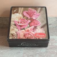 Scatola di Latta Vuota Biscotti Lazzaroni Vintage