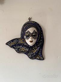 Maschere veneziane in ceramica