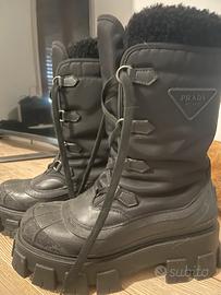 Anfibi Prada Monolit